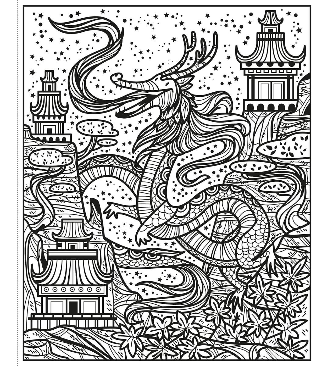 [object Object] «Dragons. Magic Painting Book», автор Фиона Уотт - фото №3 - миниатюра