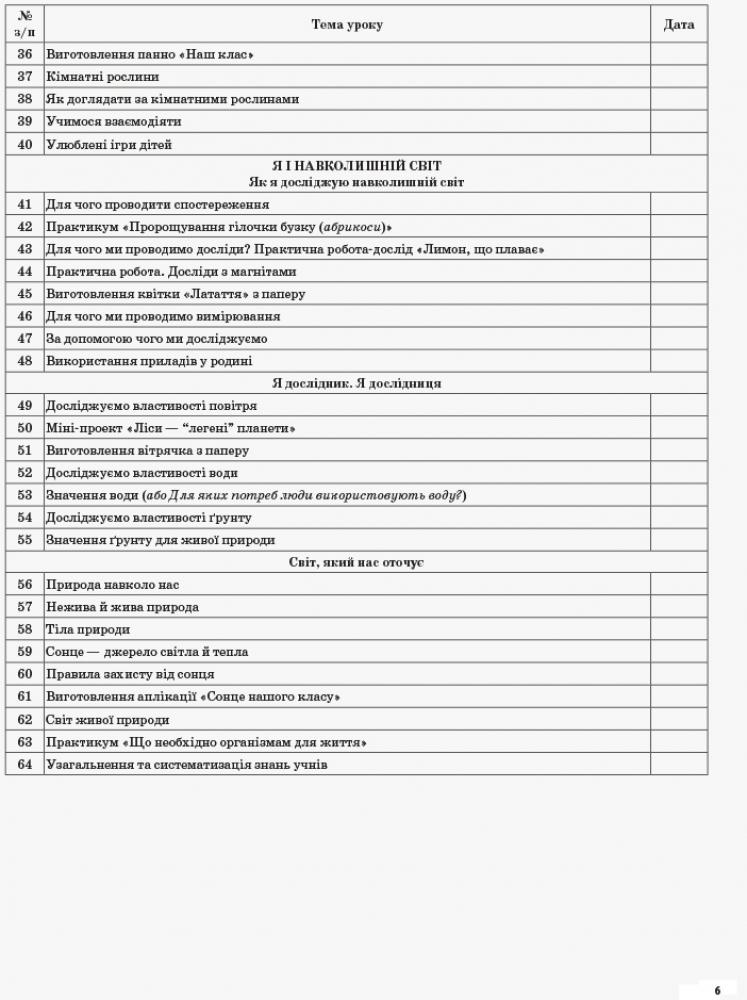 [object Object] «Я досліджую світ. 1 клас. Частина 1 (за підручником Т. Г. Гільберг, С. С. Тарнавської, О. В. Гнатюк, Н. М. Павич) », автор Валентина Порощук - фото №3 - миниатюра