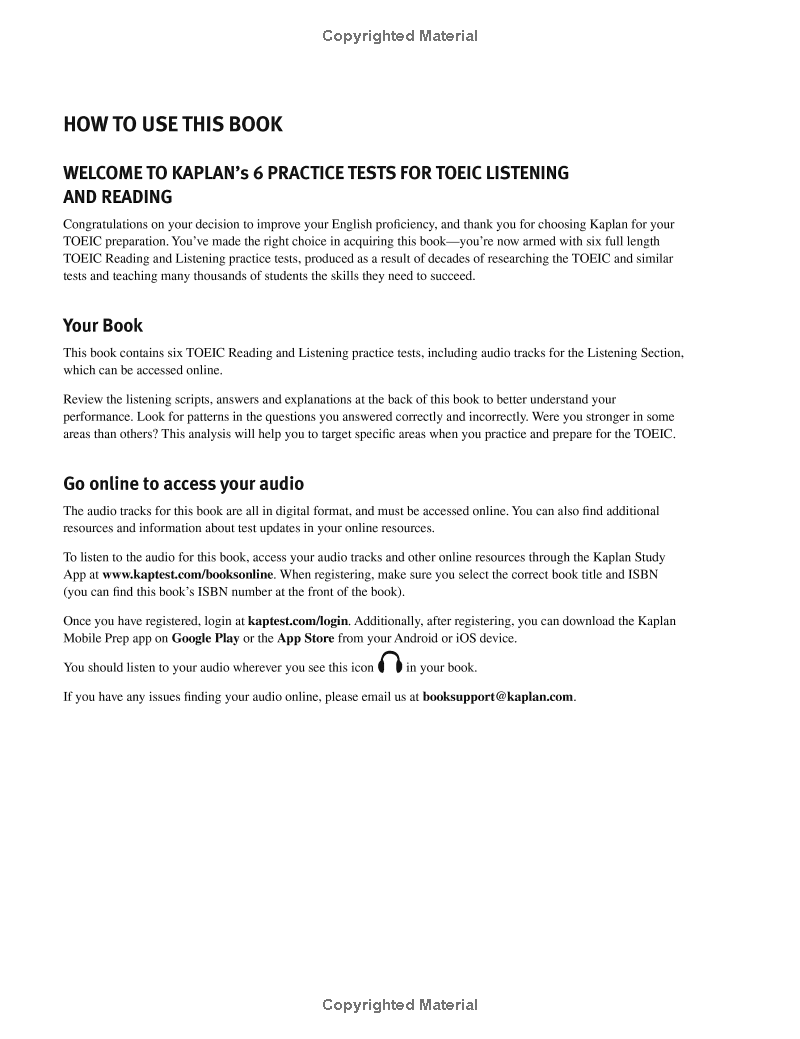 [object Object] «6 Practice Tests for TOEIC Listening and Reading (online + audio)» - фото №3 - миниатюра