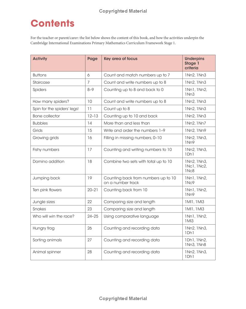 [object Object] «Cambridge Primary Mathematics Starter Activity Book C», автор Черрі Мозлі - фото №3 - мініатюра