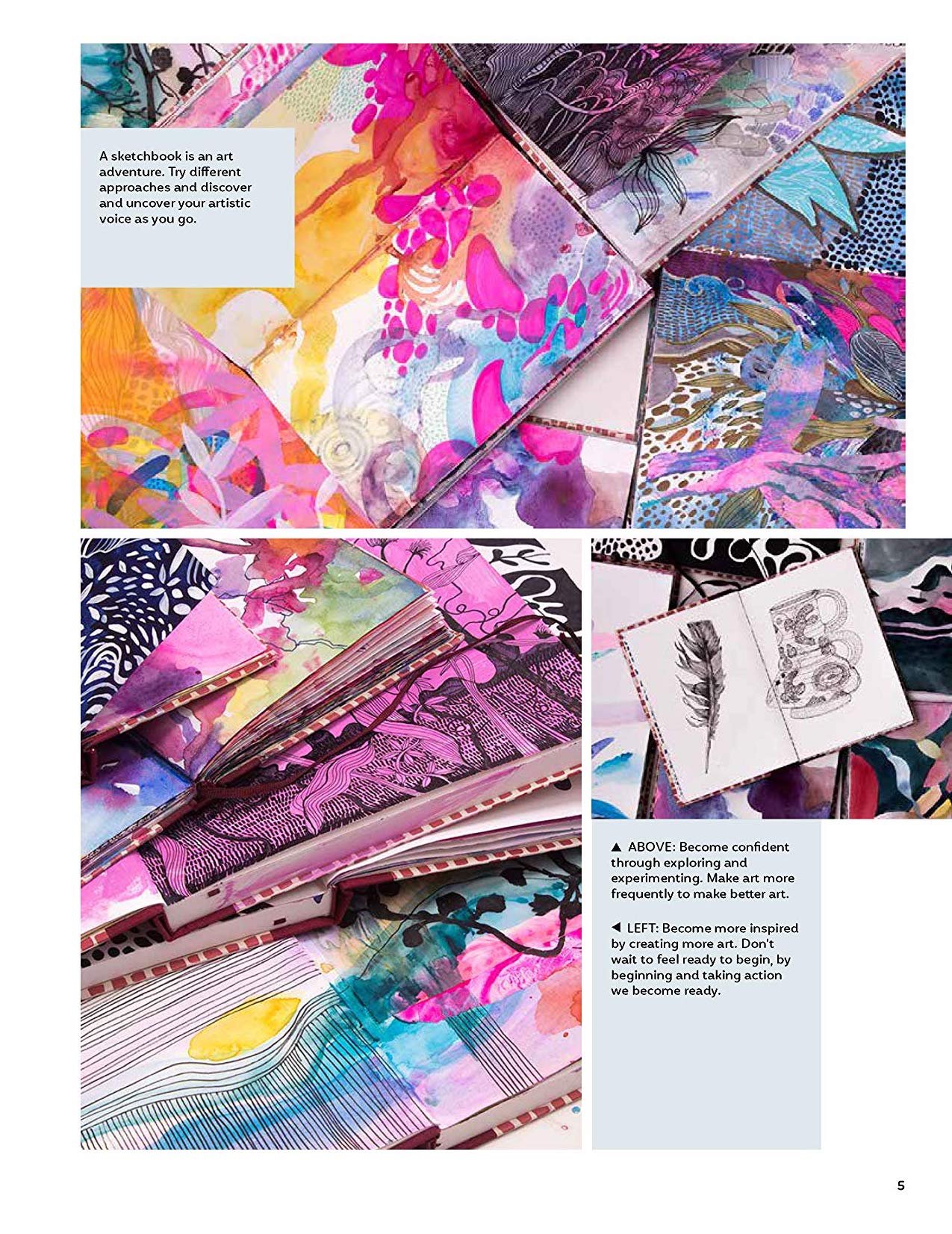 [object Object] «Expressive Sketchbooks. Developing Creative Skills, Courage, and Confidence», автор Гелен Веллс - фото №3 - мініатюра