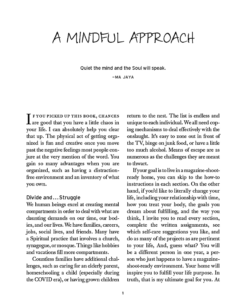 [object Object] «One Year to an Organized Life. A Week-by-Week Mindful Guide to Getting Organized for Good», автор Регіна Лідс - фото №2 - мініатюра