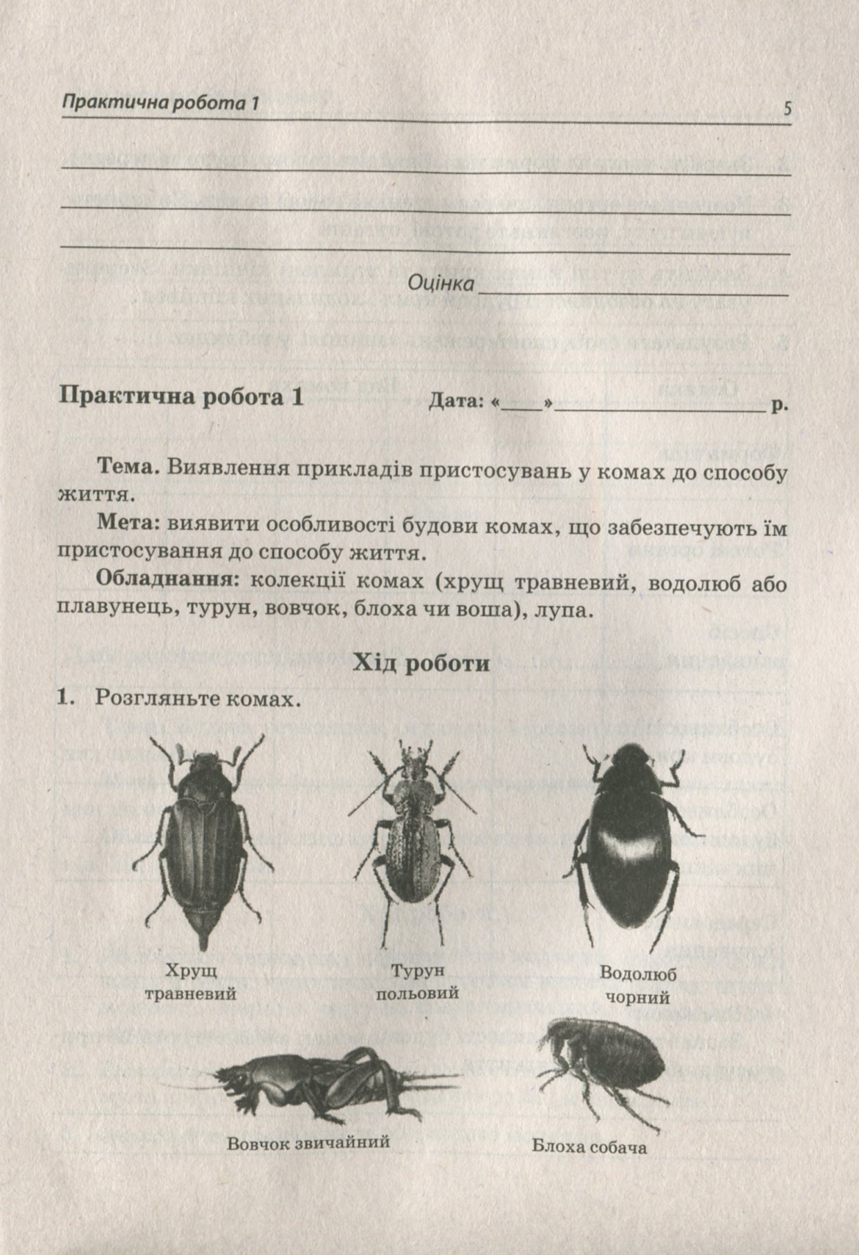 Біологія. 7 клас. Зошит для лабораторних досліджень та практичних робіт — фото 4