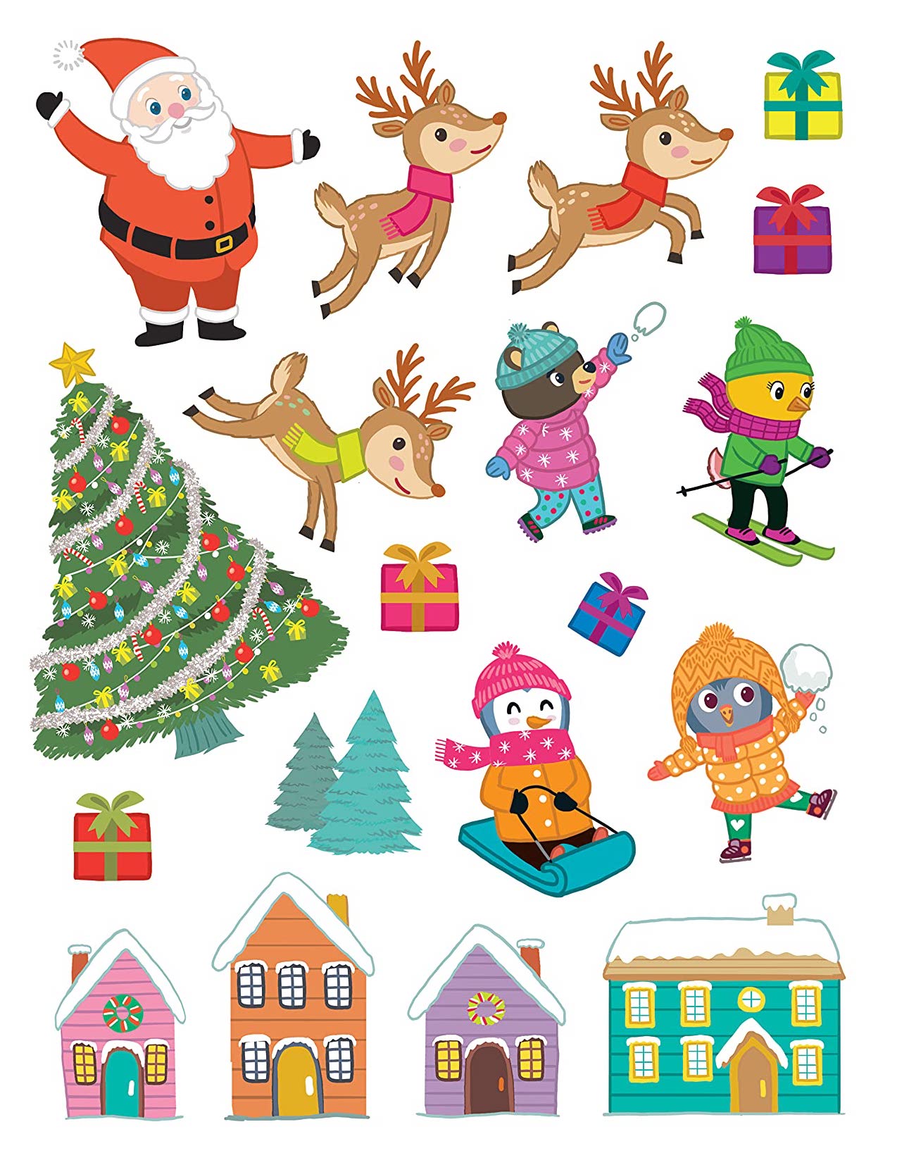 [object Object] «Jumbo Stickers for Little Hands. Winter Wonderland», автор Джомике Теджидо - фото №3 - миниатюра