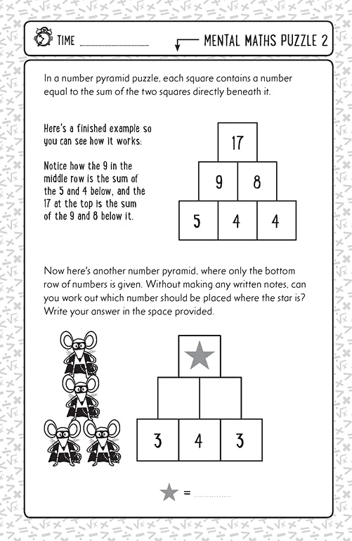 [object Object] «Mental Maths Games for Clever Kids», авторов Гарет Мур, Крис Дикасон - фото №3 - миниатюра