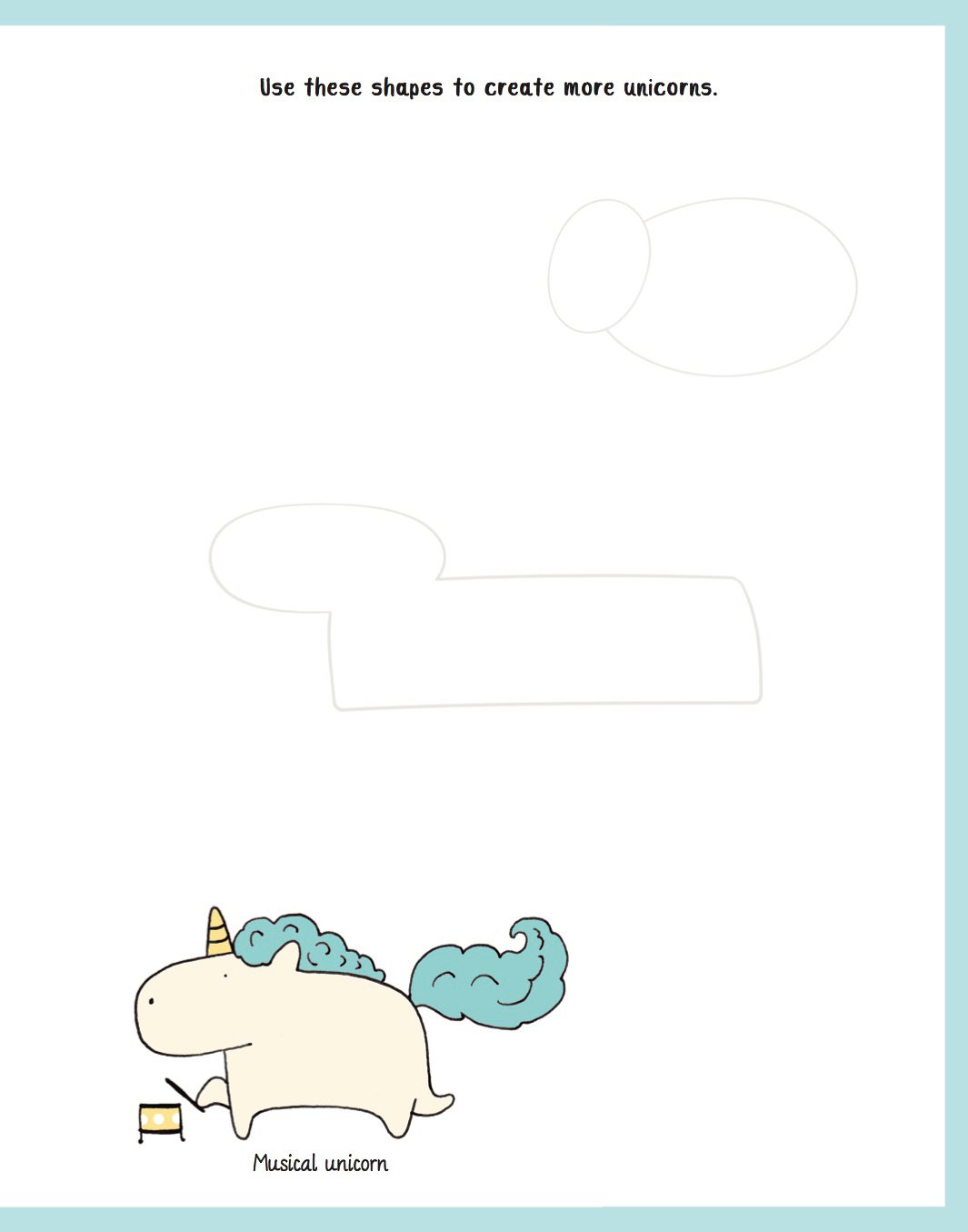 [object Object] «How to Draw a Unicorn and Other Cute Animals. With simple shapes and 5 steps», автор Софи Шрей - фото №3 - миниатюра