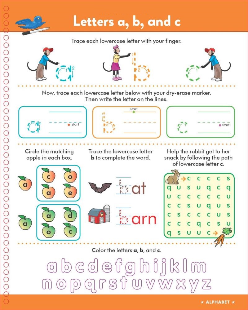 [object Object] «Get Ready for School. Pre-K Wipe-Off Workbook», автор Хизер Стелла - фото №3 - миниатюра