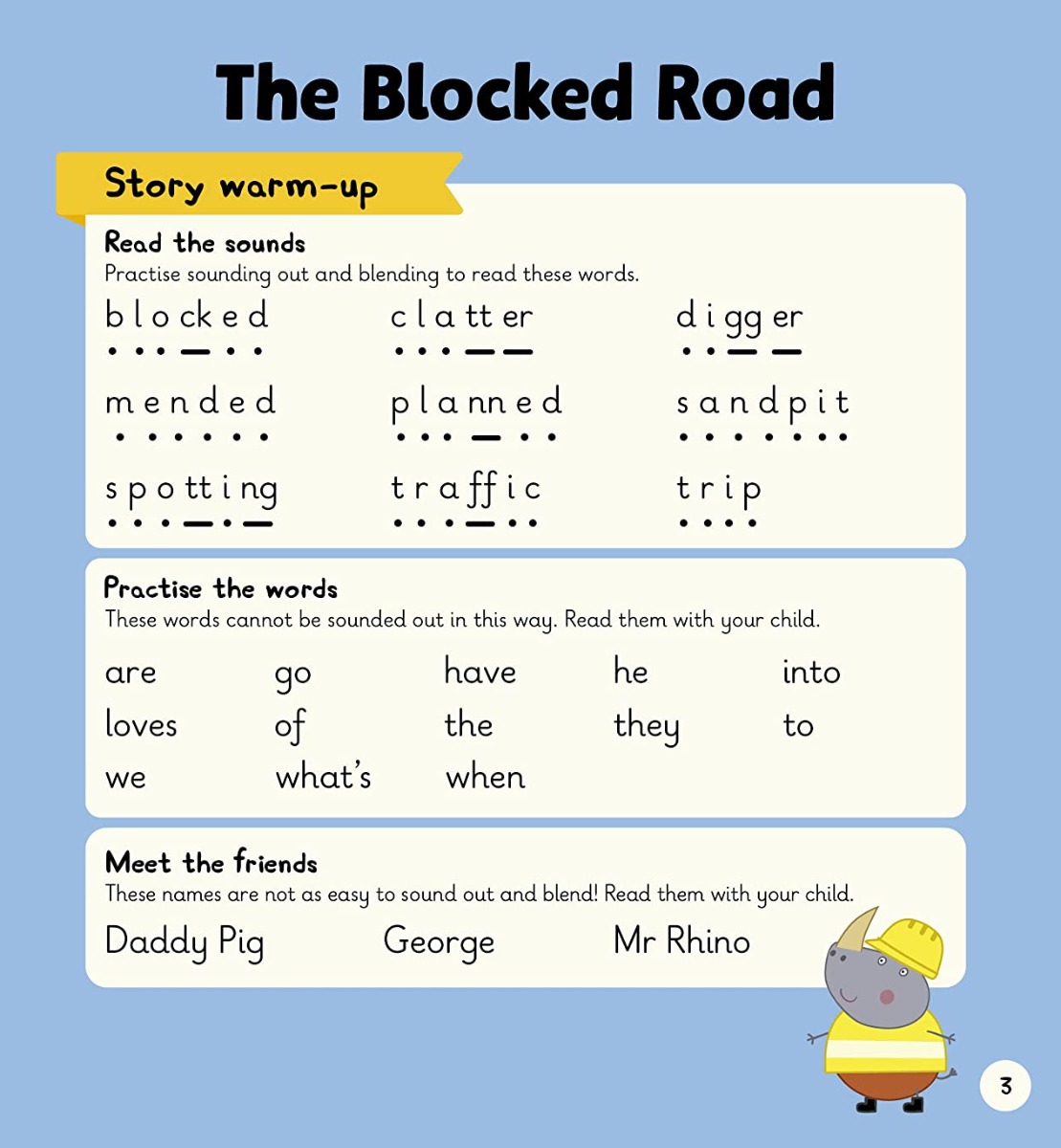 [object Object] «Learn with Peppa Phonics Level 3 Book 4. The Blocked Road » - фото №3 - миниатюра