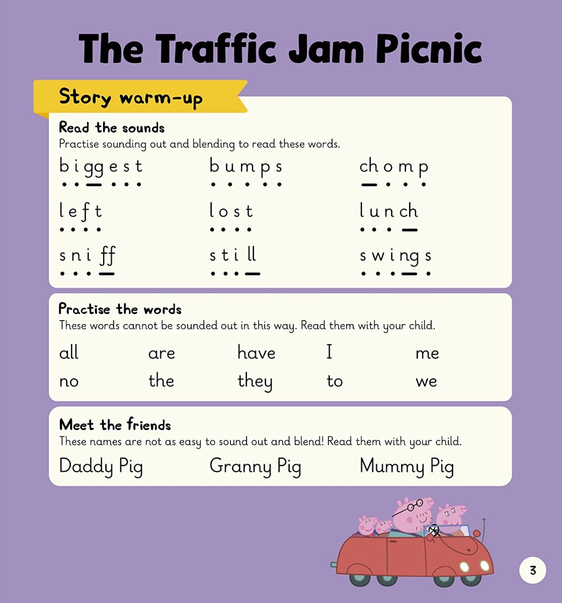 [object Object] «Learn with Peppa Phonics Level 3 Book 5. The Traffic Jam Picnic» - фото №3 - мініатюра
