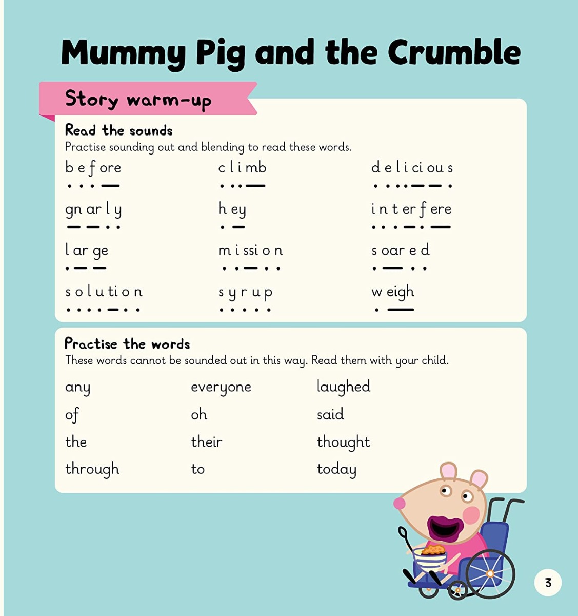 [object Object] «Learn with Peppa Phonics Level 5 Book 13. Mummy Pig and the Crumble» - фото №3 - миниатюра