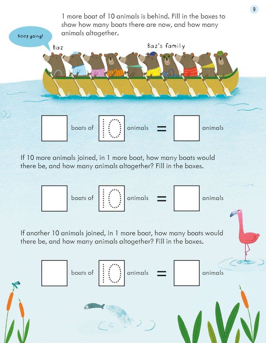 [object Object] «Usborne Workbooks Multiplying 6-7», автор Бэти Холли - фото №3 - миниатюра