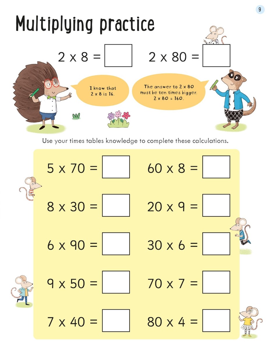 [object Object] «Usborne Workbooks Multiplying 7-8 », автор Бэти Холли - фото №3 - миниатюра