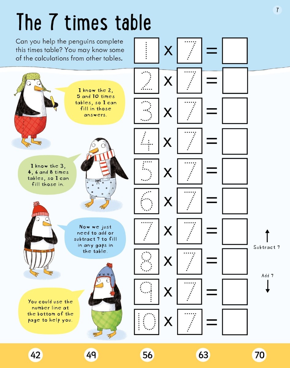 [object Object] «Usborne Workbooks Times Tables 7-8 », автор Бэти Холли - фото №3 - миниатюра