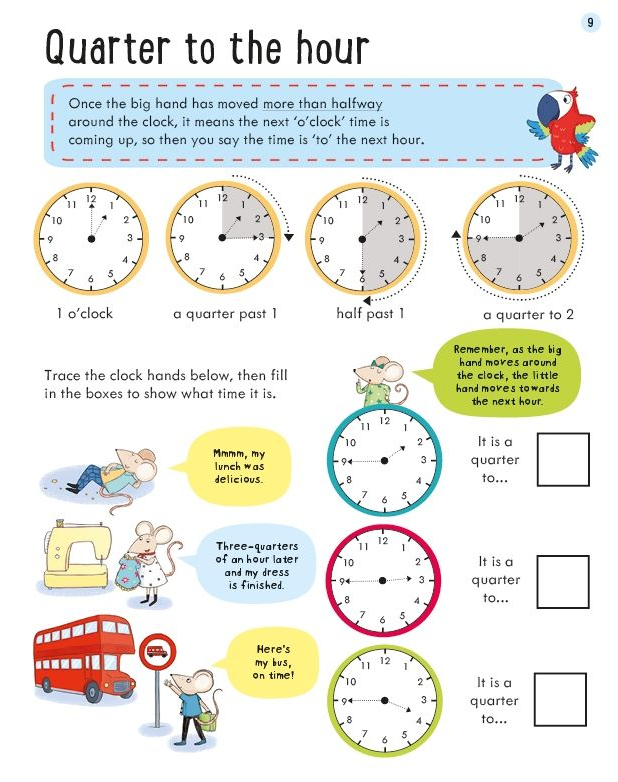 [object Object] «Usborne Workbooks Telling the Time 7-8», автор Бэти Холли - фото №3 - миниатюра