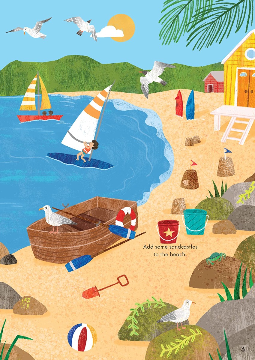 [object Object] «Little First Stickers Seashore», автор Джессика Гринвелл - фото №3 - миниатюра