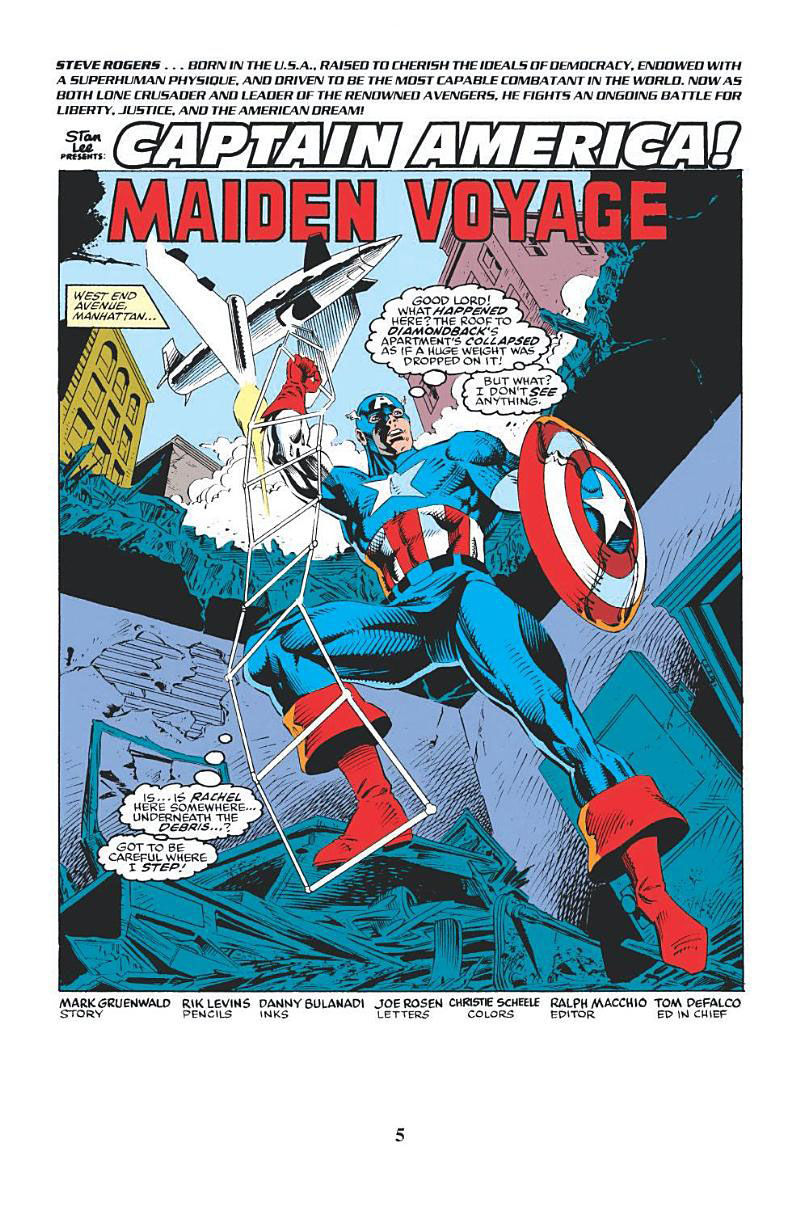 [object Object] «Captain America Epic Collection», авторів Фабіан Нічієза, Марк Грюнвальд - фото №3 - мініатюра