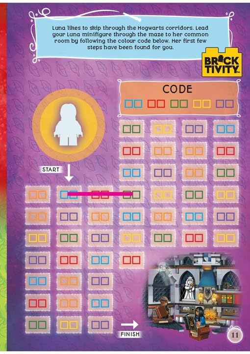 [object Object] «A Magical Bond Activity Book (with Luna Lovegood™ minifigure and Thestral mini-build)» - фото №3 - мініатюра