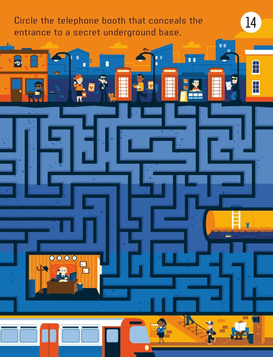 [object Object] «Spy Maze Puzzles», автор Кейт Нолан - фото №4 - миниатюра