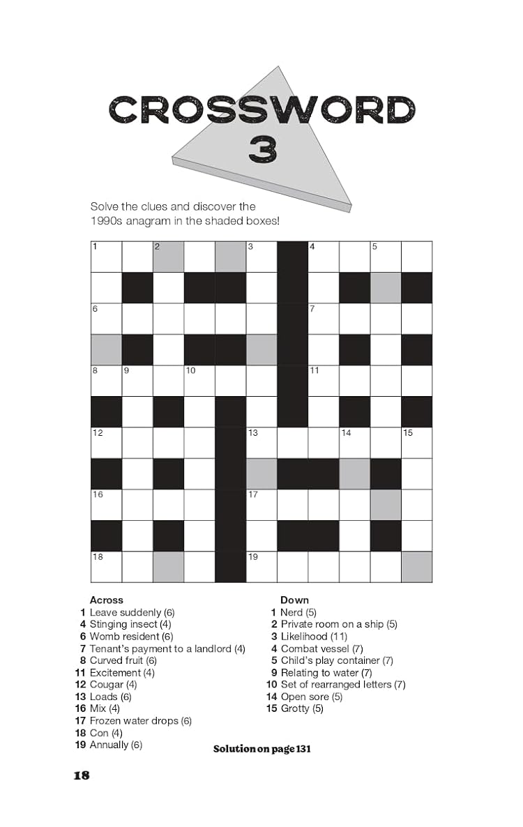 [object Object] «The 90s Activity Book: Take a Chill Pill With the Best-Ever Decade (90s Icon Escapism, Cool Quizzes, Word Puzzles, Colouring Pages, Dot-to-Dots and Bespoke Chillout Playlist)!», авторов Виктория Карсер, Гарет Мур - фото №4 - миниатюра