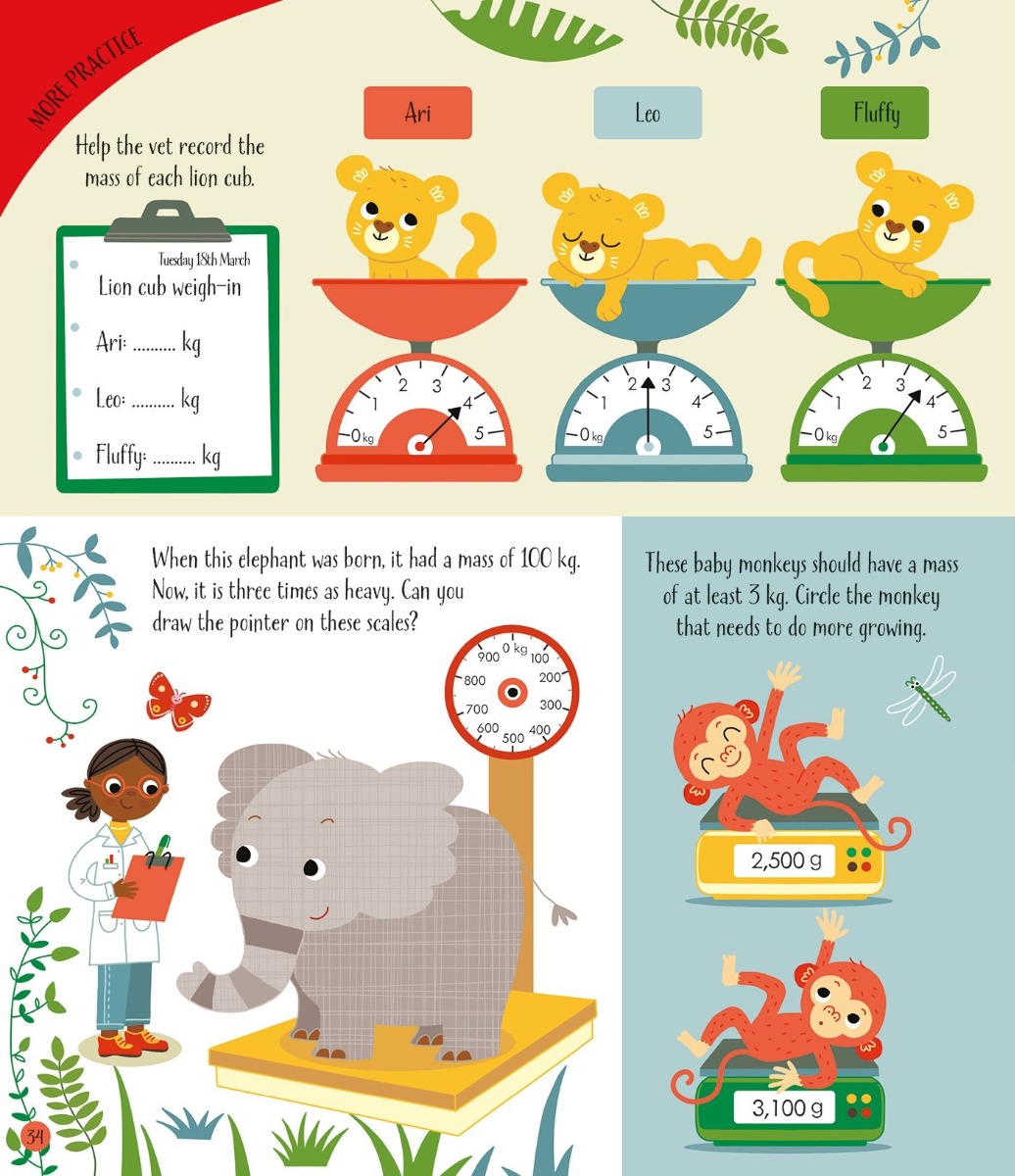[object Object] «Measuring Things Activity Book» - фото №4 - миниатюра