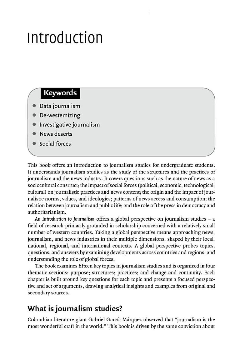 [object Object] «An Introduction to Journalism: Thinking Globally», автор Сильвио Вейсборд - фото №4 - миниатюра