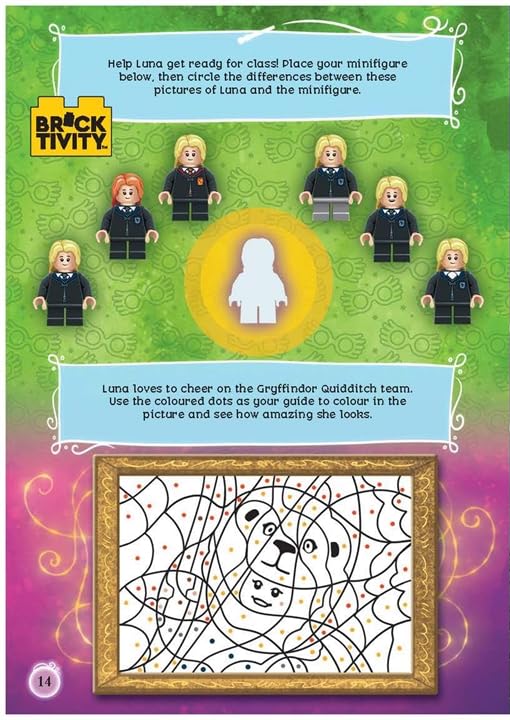 [object Object] «A Magical Bond Activity Book (with Luna Lovegood™ minifigure and Thestral mini-build)» - фото №4 - мініатюра