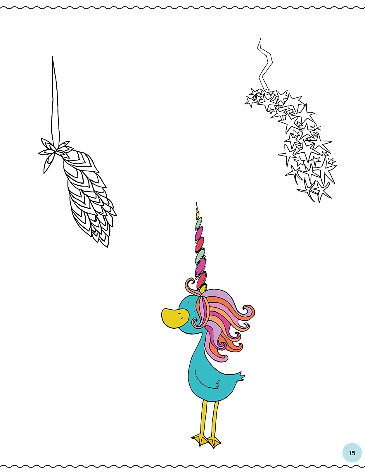 [object Object] «Create & Color. Unique Horns and Unicorns. Volume 2» - фото №4 - миниатюра
