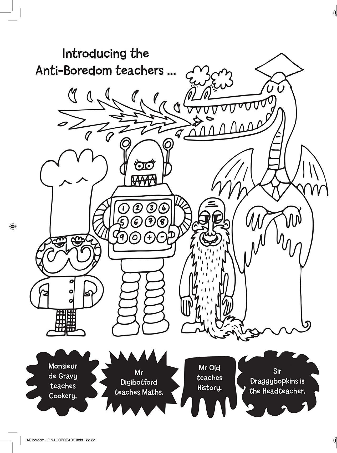 [object Object] «The Anti-Boredom Colouring Book», автор Крис Дикасон - фото №4 - миниатюра