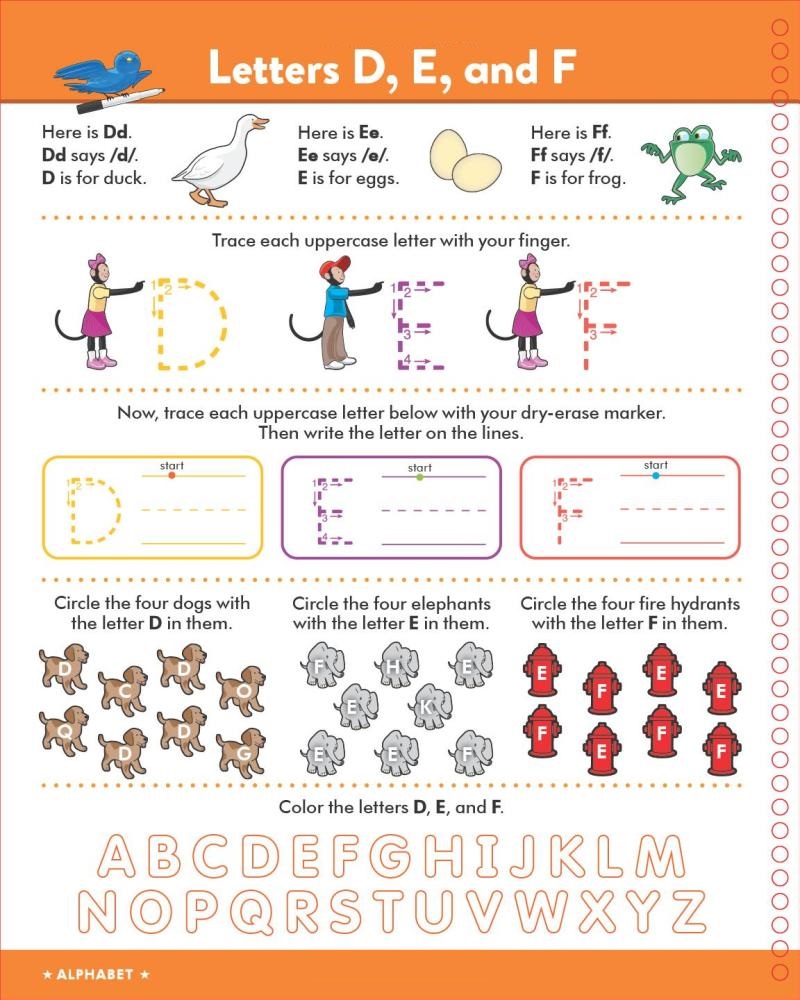 [object Object] «Get Ready for School. Pre-K Wipe-Off Workbook», автор Хизер Стелла - фото №4 - миниатюра