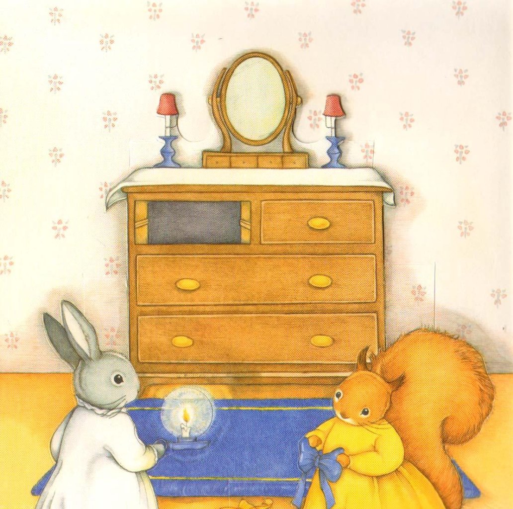 Книга «Little Grey Rabbit's Noisy Night», автора Элис Корри - фото №1
