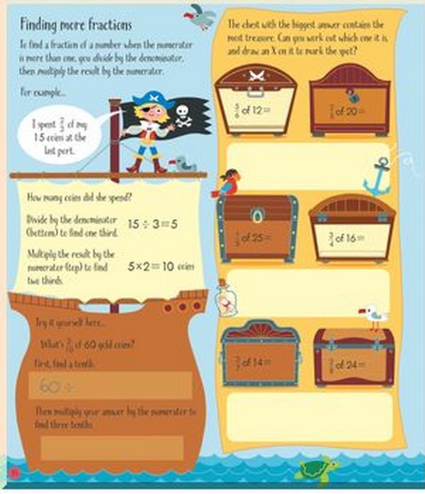 [object Object] «Fractions and Decimals Activity Book», автор Рози Хор - фото №4 - миниатюра
