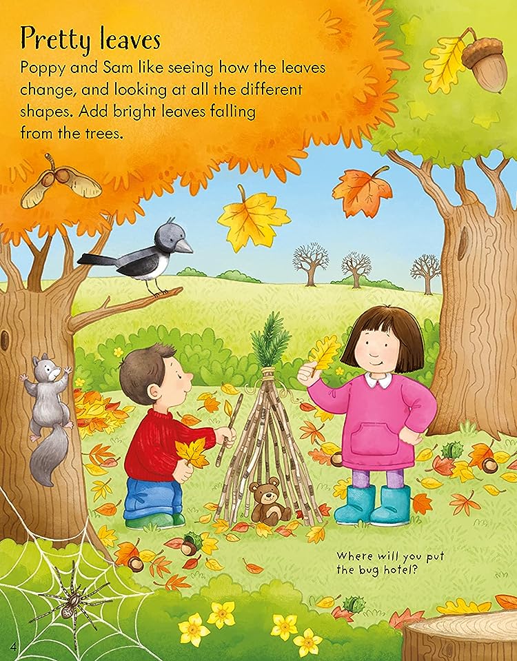 [object Object] «Poppy and Sam's Autumn Sticker Book», автор Кейт Нолан - фото №4 - миниатюра