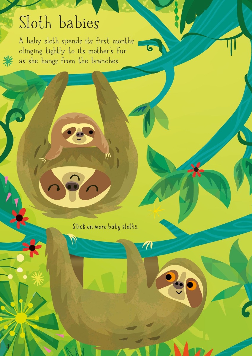 [object Object] «Little First Stickers Sloths», автор Кірстін Робсон - фото №4 - мініатюра