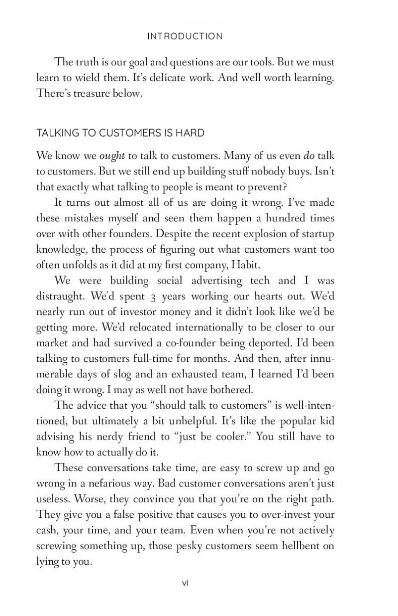 [object Object] «The Mom Test: How to talk to customers & learn if your business is a good idea when everyone is lying to you», автор Роб Фітцпатрік - фото №4 - мініатюра