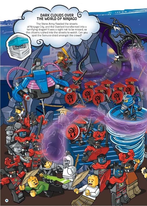 [object Object] «LEGO® NINJAGO®: Where’s the Ninja? A Search and Find Adventure (with Zane minifigure)» - фото №4 - мініатюра