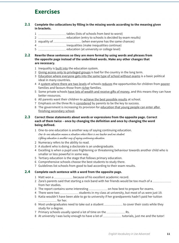 [object Object] «English Vocabulary in Use: Advanced Book with Answers: Vocabulary Reference and Practice», автор Майкл Маккарті - фото №5 - мініатюра