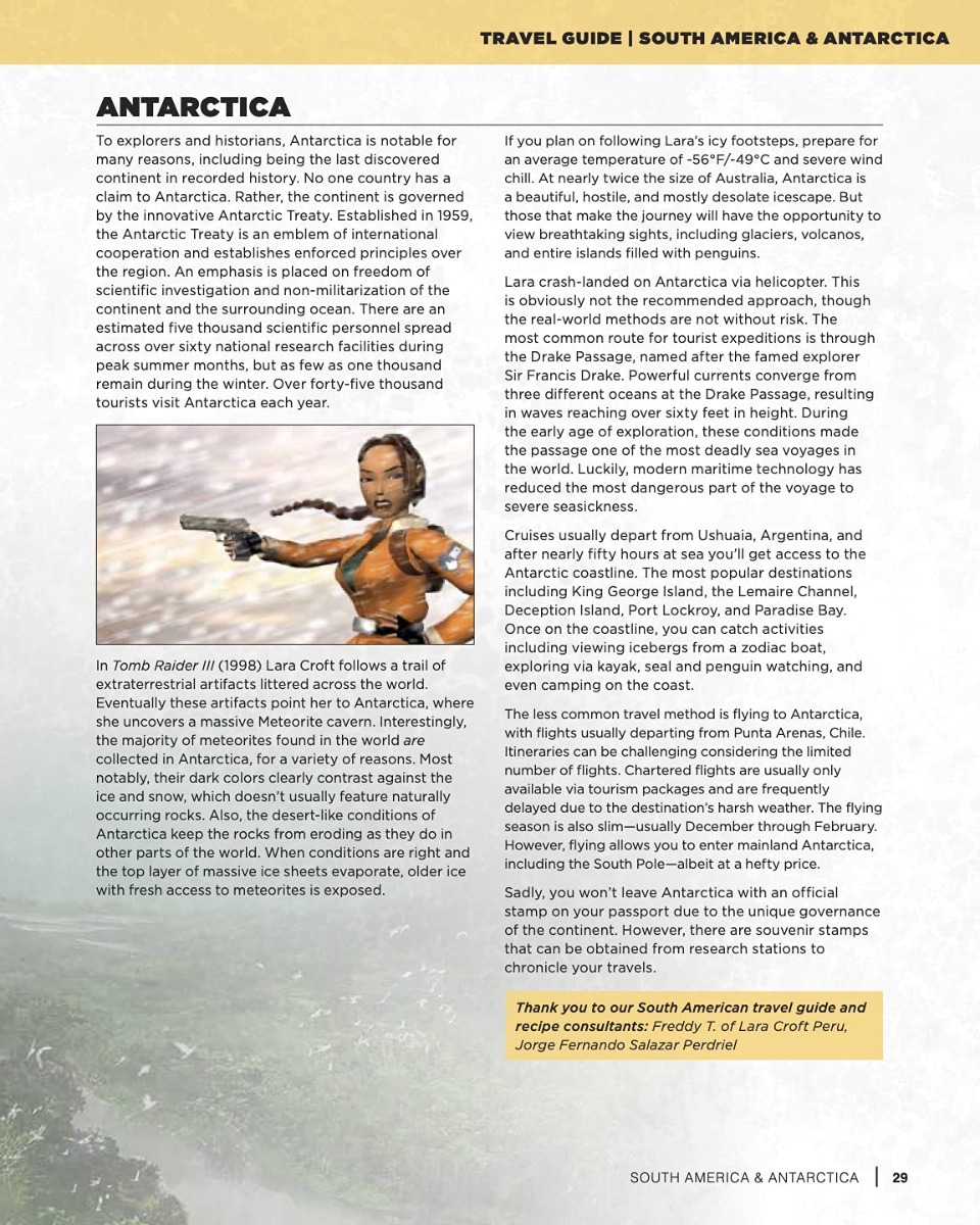 [object Object] «Tomb Raider. The Official Cookbook and Travel Guide», авторов Тара Теохарис, Себастьян Хейли - фото №5 - миниатюра