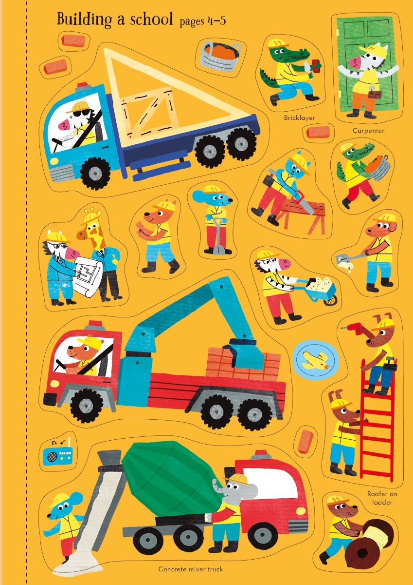 [object Object] «Little First Stickers Building Site», автор Джейн Бингхэм - фото №5 - миниатюра
