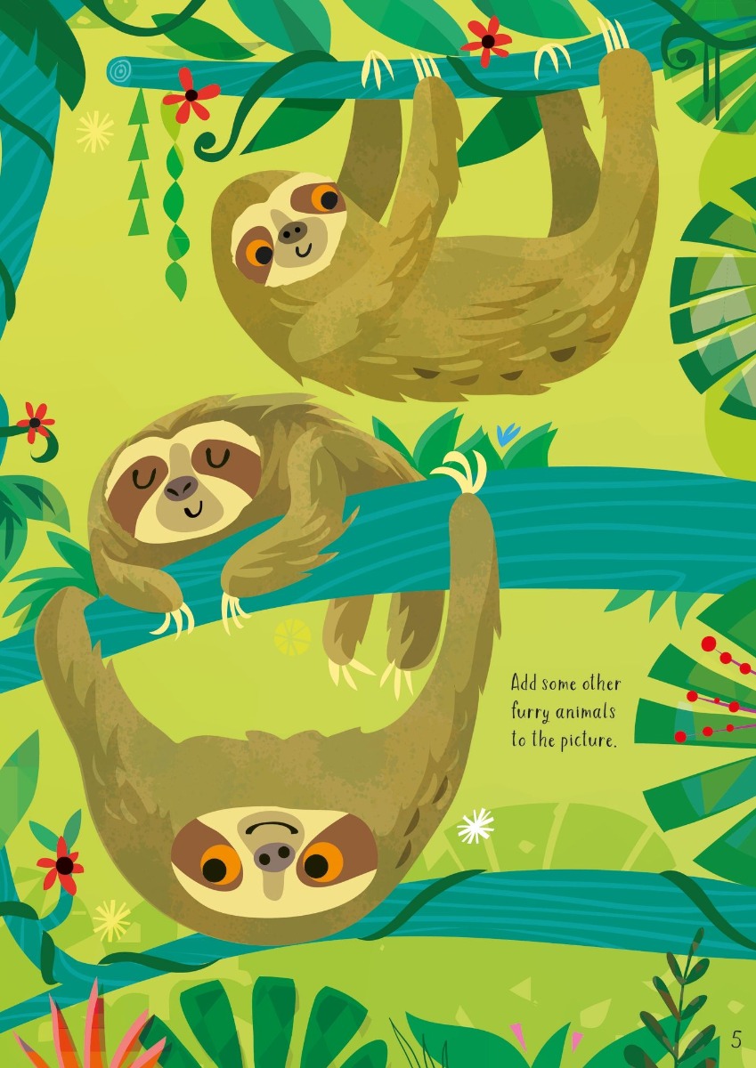 [object Object] «Little First Stickers Sloths», автор Кірстін Робсон - фото №5 - мініатюра