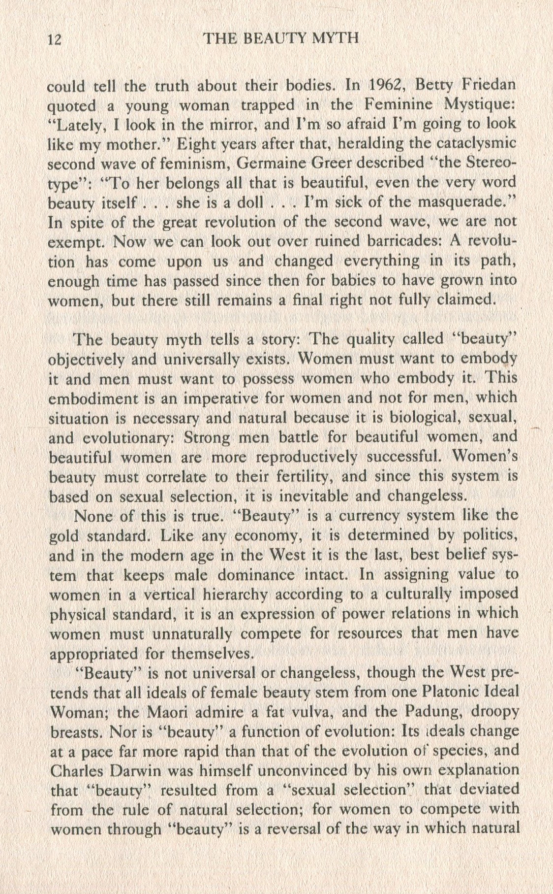 Книга «The Beauty Myth. How Images of Beauty are Used Against Women», автора Наомі Вульф - фото №1