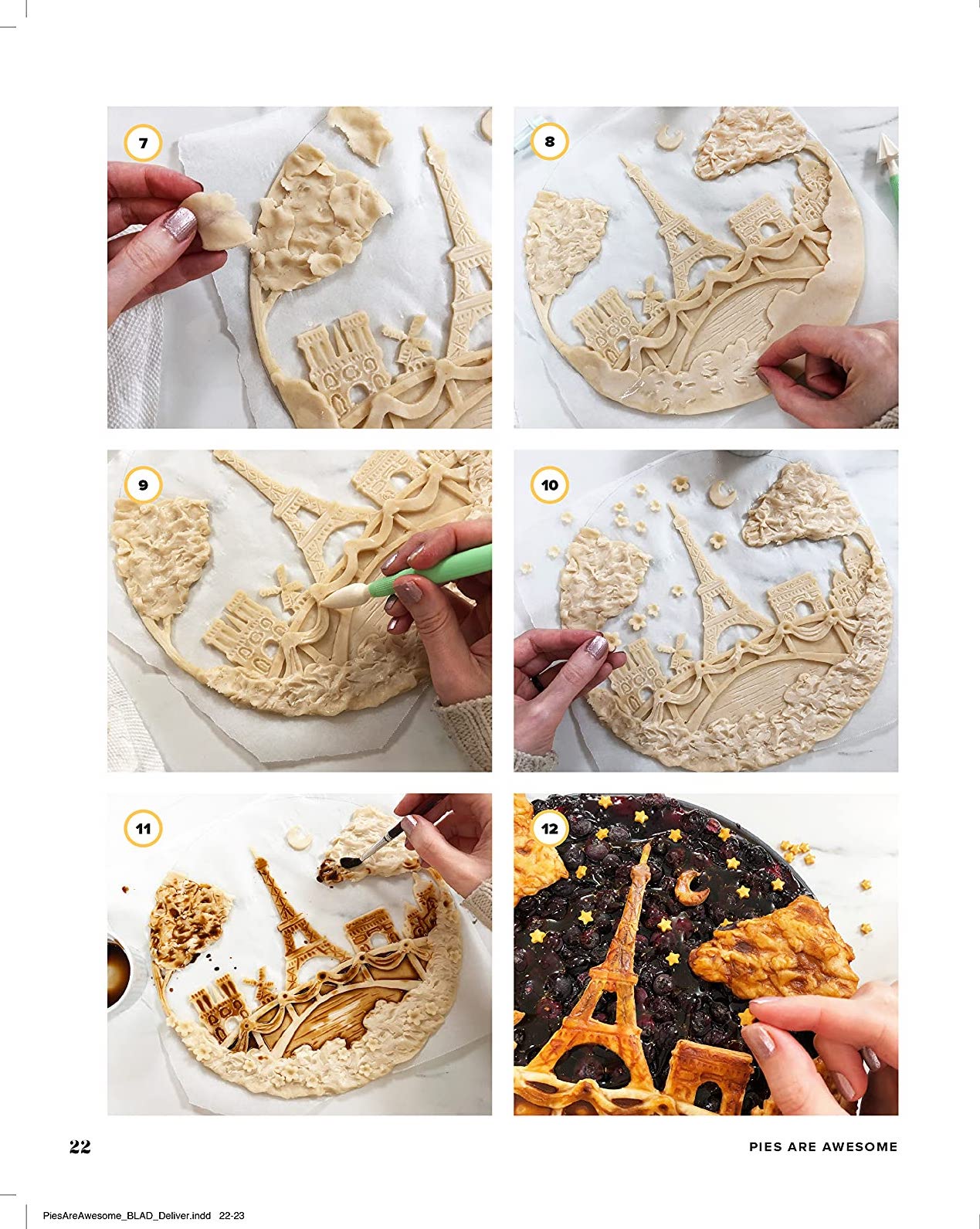 [object Object] «Pies Are Awesome. The Definitive Pie Art Book», автор Джессіка Лі Кларк-Боджін - фото №6 - мініатюра
