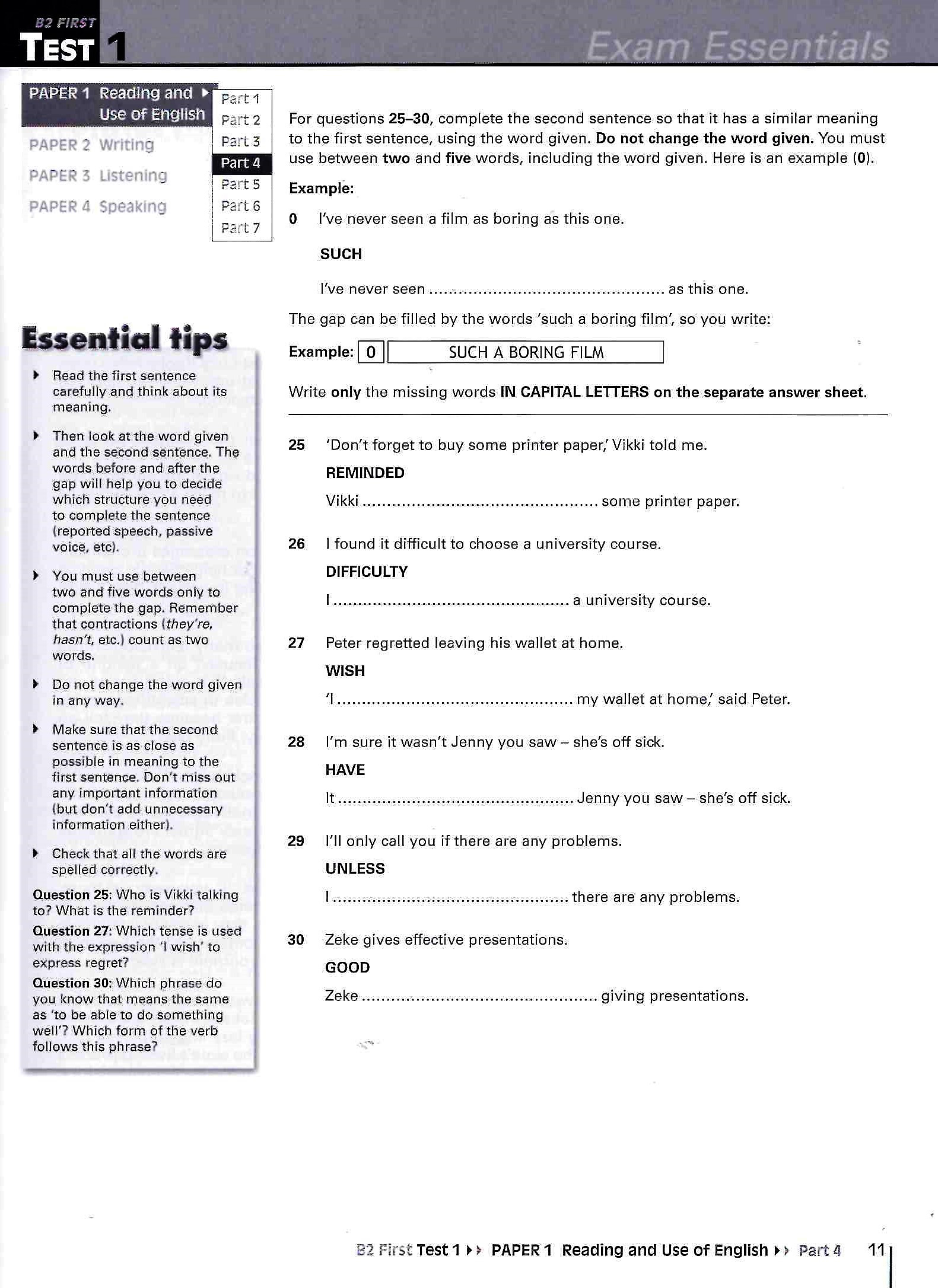 [object Object] «Exam Essentials. Cambridge B2 First Practice Test 2 with key », авторів Гелен Чілтон, Гелен Тілойні - фото №6 - мініатюра