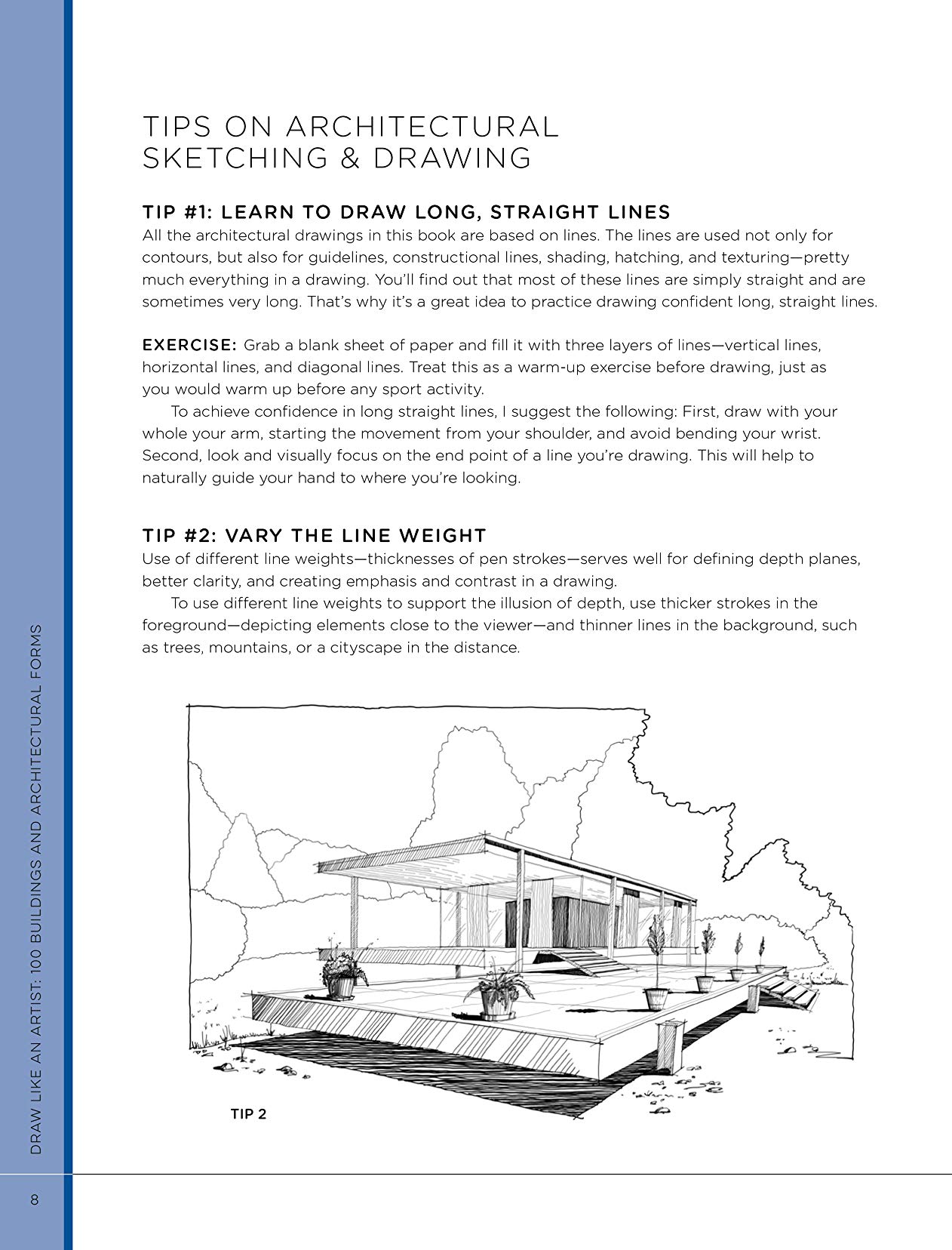 [object Object] «100 Buildings and Architectural Forms. Step-by-Step Realistic Line Drawing», автор Дэвид Дразил - фото №6 - миниатюра
