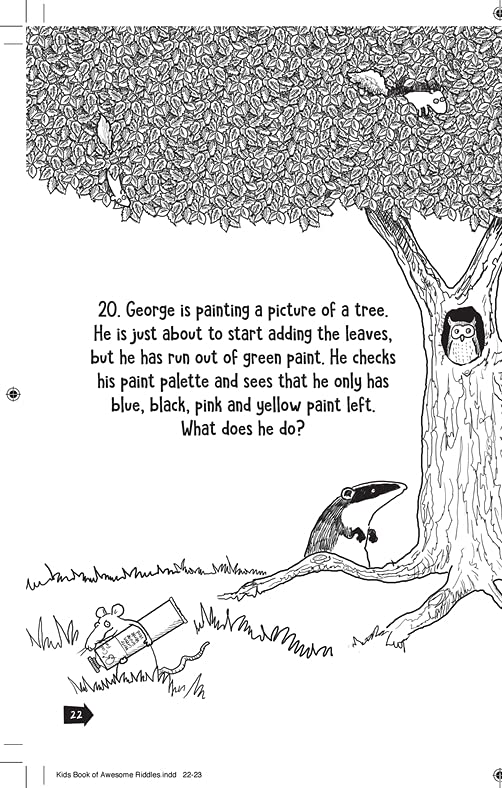 [object Object] «The Kids’ Book of Awesome Riddles. More than 150 brain teasers for kids and their families», автор Аманда Лермонт - фото №6 - миниатюра