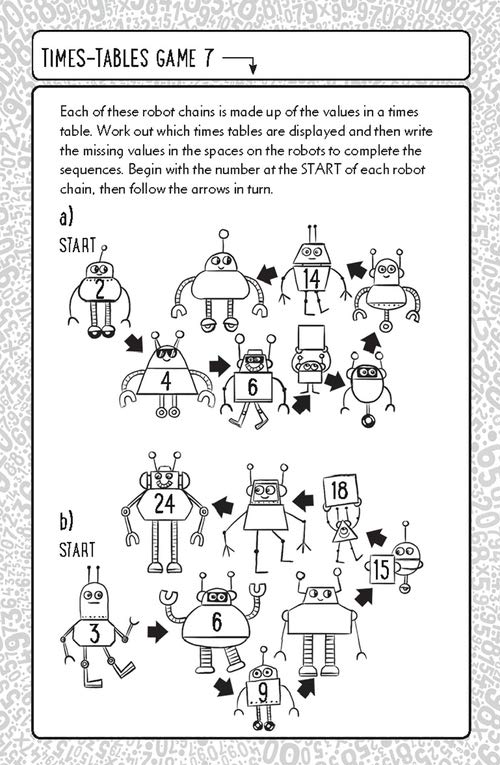 [object Object] «Times Tables Games for Clever Kids. More Than 100 Puzzles to Exercise Your Mind», авторов Гарет Мур, Крис Дикасон - фото №6 - миниатюра