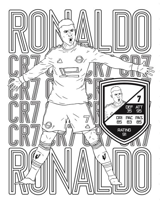 [object Object] «Ultimate Football Heroes Colouring Book» - фото №6 - миниатюра