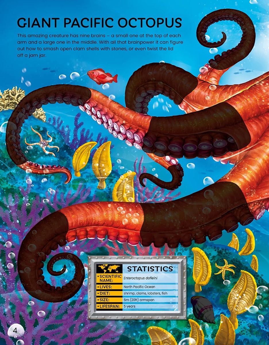 [object Object] «Build Your Own Sea Creatures. Sticker Book», автор Саймон Тадхоуп - фото №6 - миниатюра