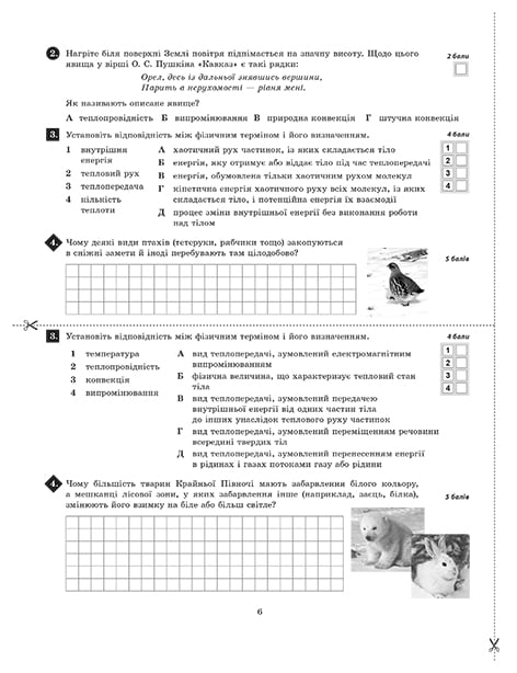 [object Object] «Тест-контроль. Фізика 8 клас. Зошит + лабораторні роботи», автор Леонід Кирик - фото №6 - мініатюра