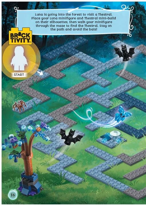 [object Object] «A Magical Bond Activity Book (with Luna Lovegood™ minifigure and Thestral mini-build)» - фото №6 - мініатюра