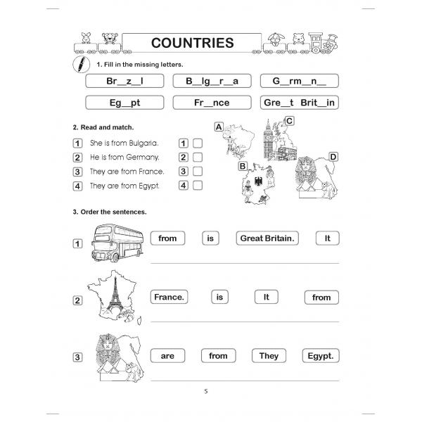 [object Object] «Let's Learn English. Вивчаймо англійську. Тематична лексика, тренувальні вправи, розвивальні завдання, аудіозапис. 3 клас», авторов Ирина Доценко, Оксана Евчук - фото №2 - миниатюра